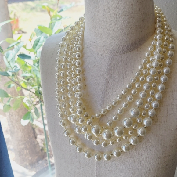 J. Crew Twisted Hammock Pearl Necklace - Picture 7 of 11